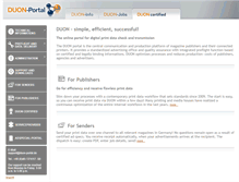 Tablet Screenshot of duon-portal.de